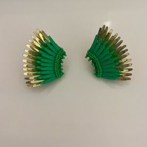 Mignonne gavigan mini Madeline earrings green
